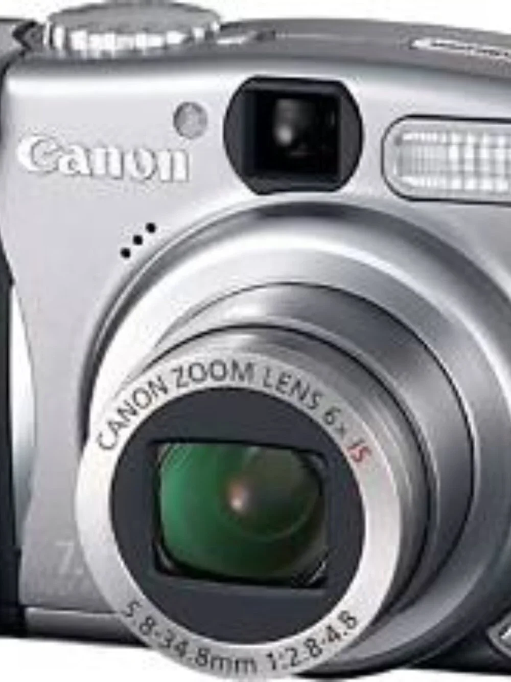 Canon PowerShot A710 IS 7.1MP Digital Camera Metallic Gray, Tested, Working